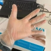 transparent color disposable Examination gloves EN 455 Medical grade pvc/vinyl gloves pre-order