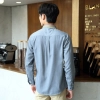 2022  long sleeve Chinese style cafe restaurant dessert store dark gray shirt workwear uniform