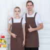 2022 Russia design halter apron meat vegetable store milk tea apron wholesale