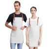 2022 Europe thicken halter apron vegetable store milk tea apron friut shop apron discount