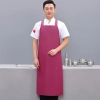 2022 Asian  fruit store apron mid-length  halter apron cafe pub waiter  apron canvas fabric