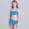 fashion wrapped chest teen girl  swimwear two piece set Color 13