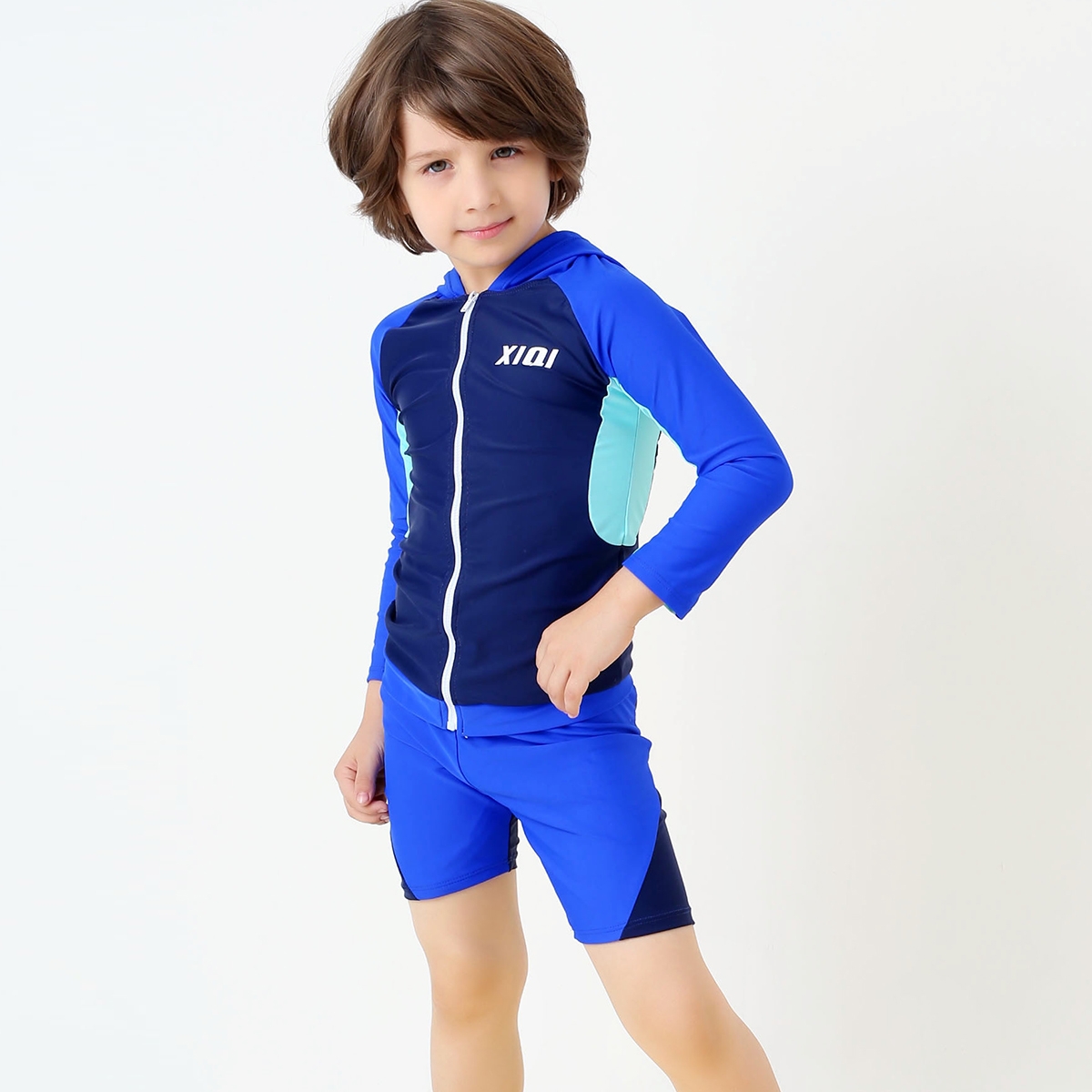 fashion water swimwear  racing suits for boy