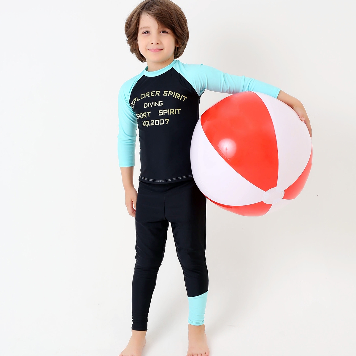 fashion children boy swimwear diving suit
