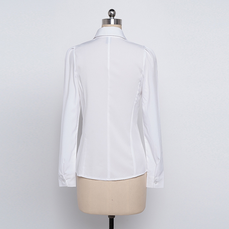 Korea fashion design  lady shirt work shirt