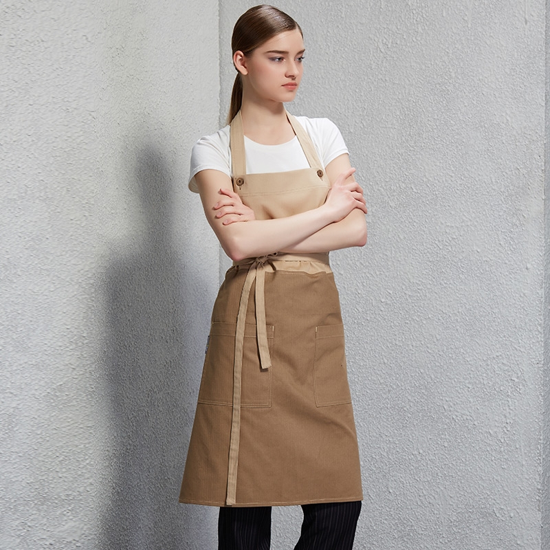 great fashion long design halter restaurant coffee shop staff apron
