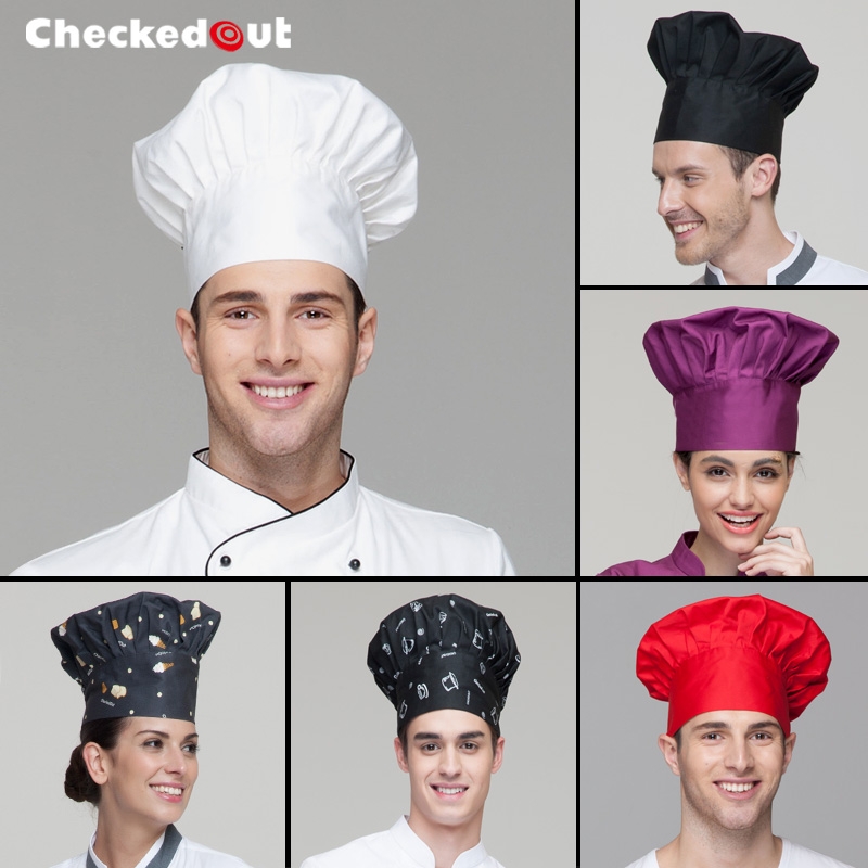 classic fashion mushroom style restaurant kitchen chef hat