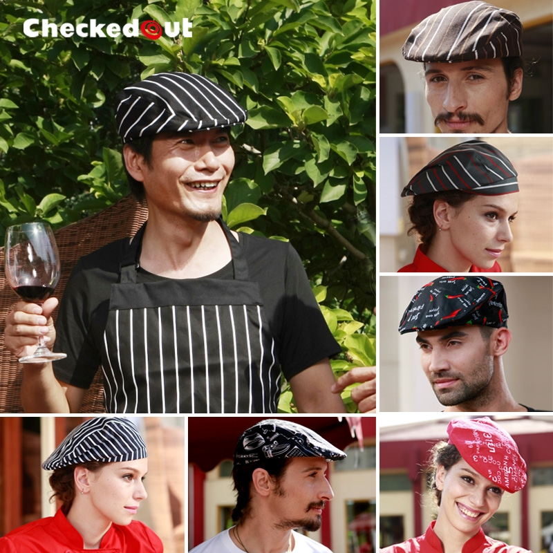unisex classic beret hat for waiter or chef