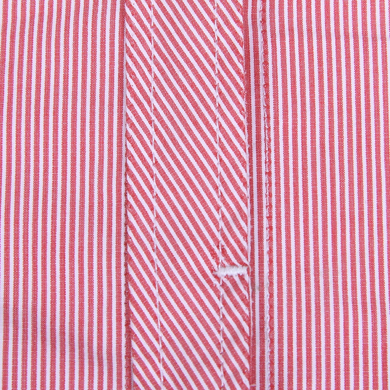 fashion stripes design short  long sleeve waiter shirt blouse