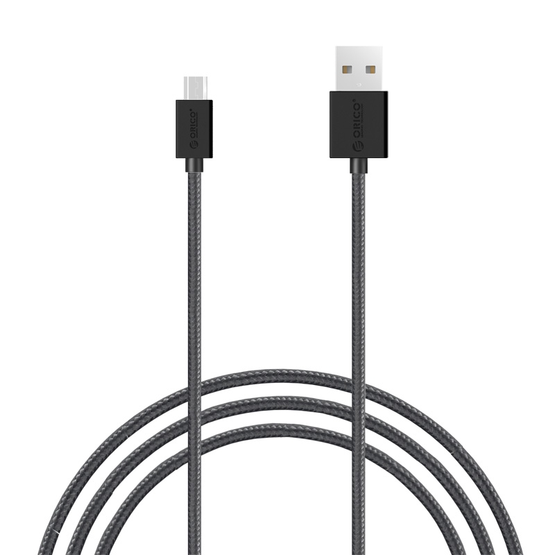 high quality USB2.0 Max Power Micro B 3.3 Ft Round USB Cable-BK (ADC-10)