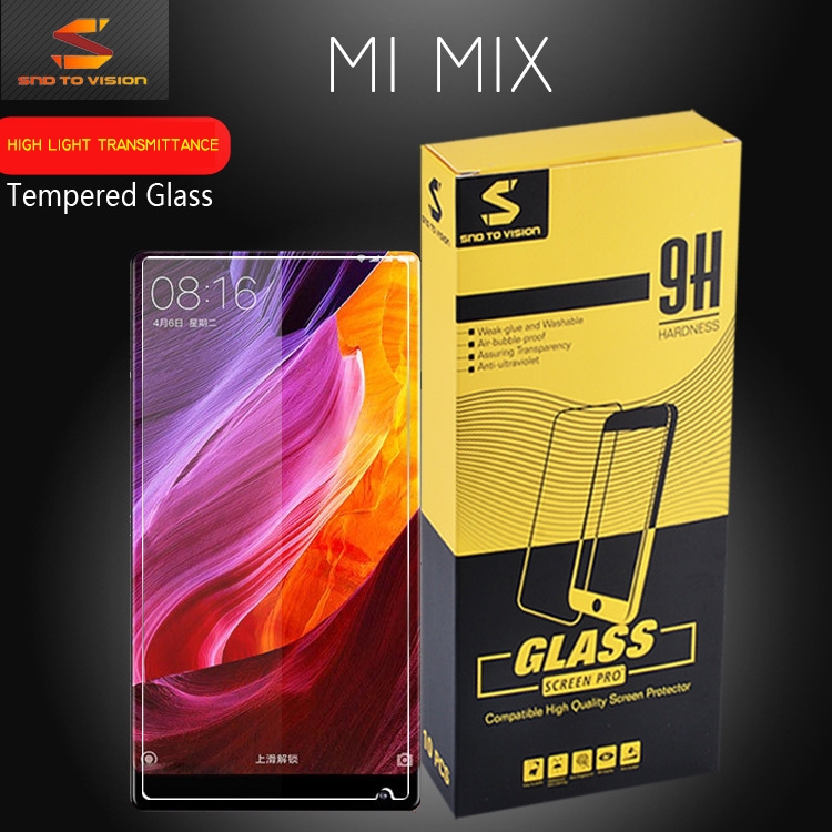 High light transmittance xiaomi mix tempered glass  screen protector