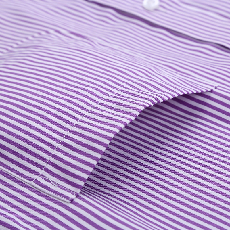 good quality fabric stripes price men shirt