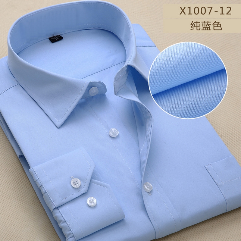 60% cotton men's long sleeve shirts company uniform