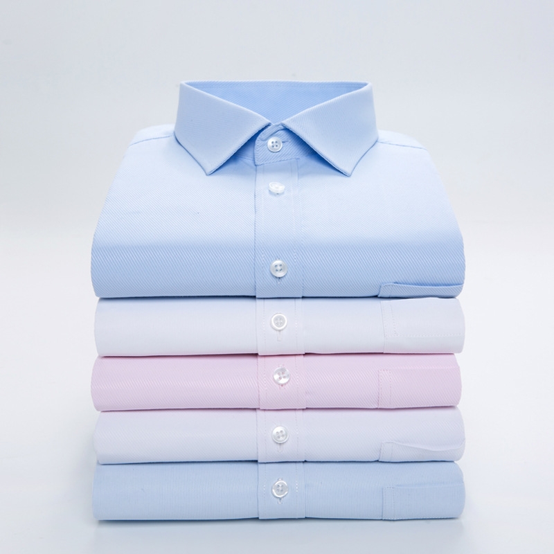 casual short sleeve block business men shirt wholesale