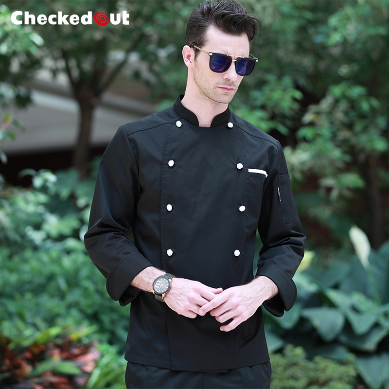 new Europe style clothing buttons chef coat chef jacket