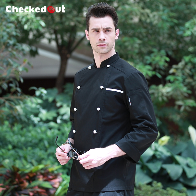 new Europe style clothing buttons chef coat chef jacket