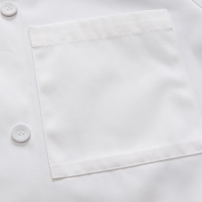 short sleeve white chef uniforms coat summer design - TiaNex