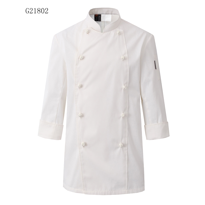 clothing button double breasted chef coat winter design