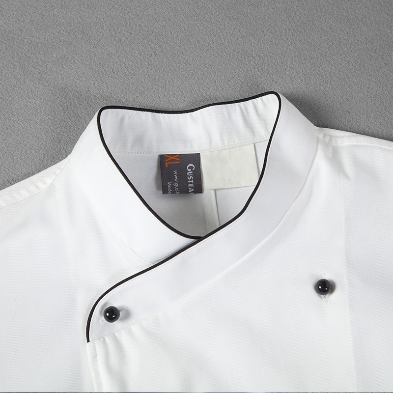 summer sideway collar chef jacket chef uniform