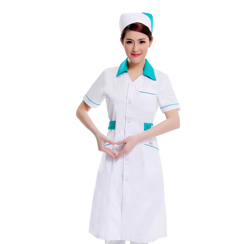 healthy career medical hairdressing drugstore coverall coat uniform JN-27