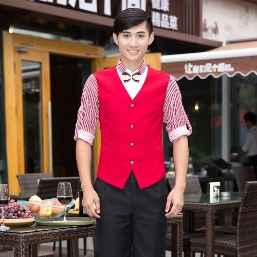 high quality food restaurant table waiter shirts