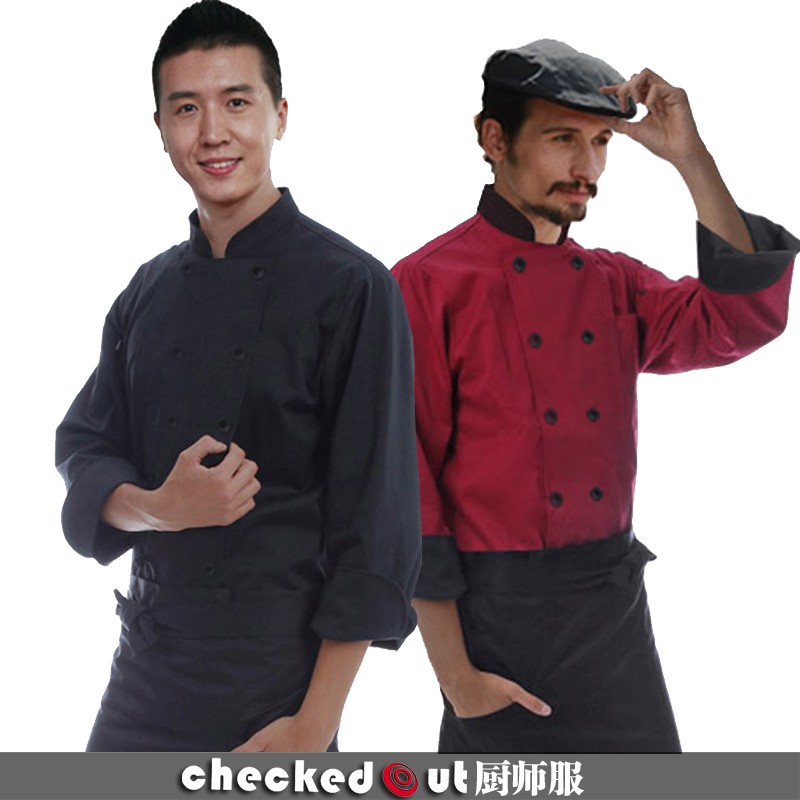 hote sale,autumn long sleeve large size Europe kitchen chef cook uniform coat