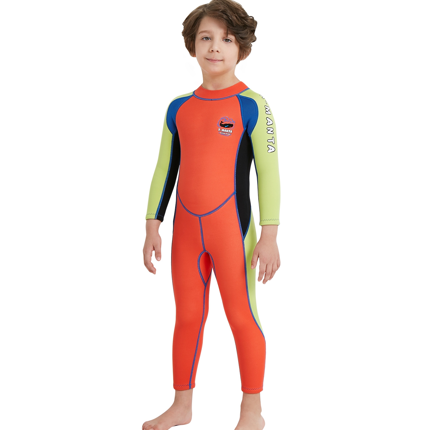 fashion anti UV x-manta boy water  children  wetsuit