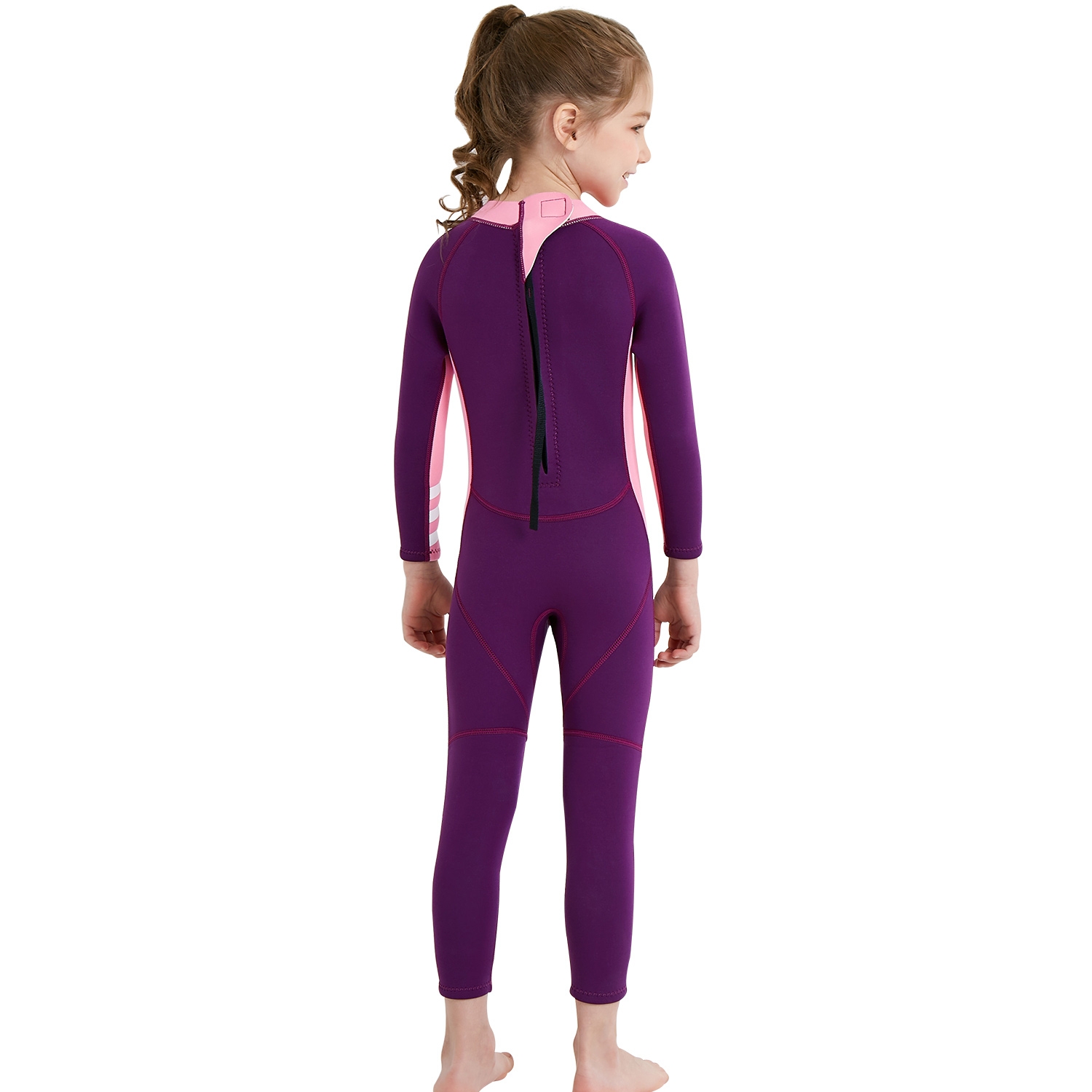 long sleeve anti UV slim fit children boy  wetsuit swimming suit