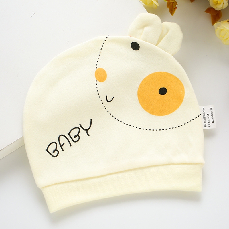 cotton dual ears face newborn infant hat wholesale