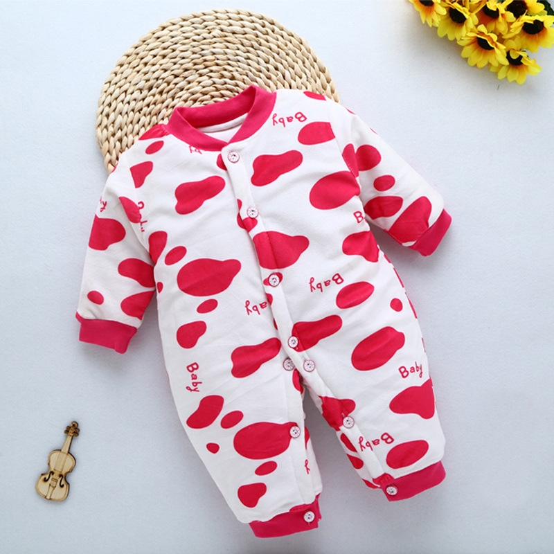 high quality cotton Camouflage printing thicken infant rompers clothes
