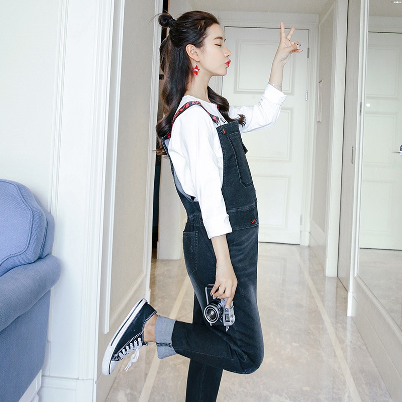 fashion Korea pocket pregnant jeans maternity pant