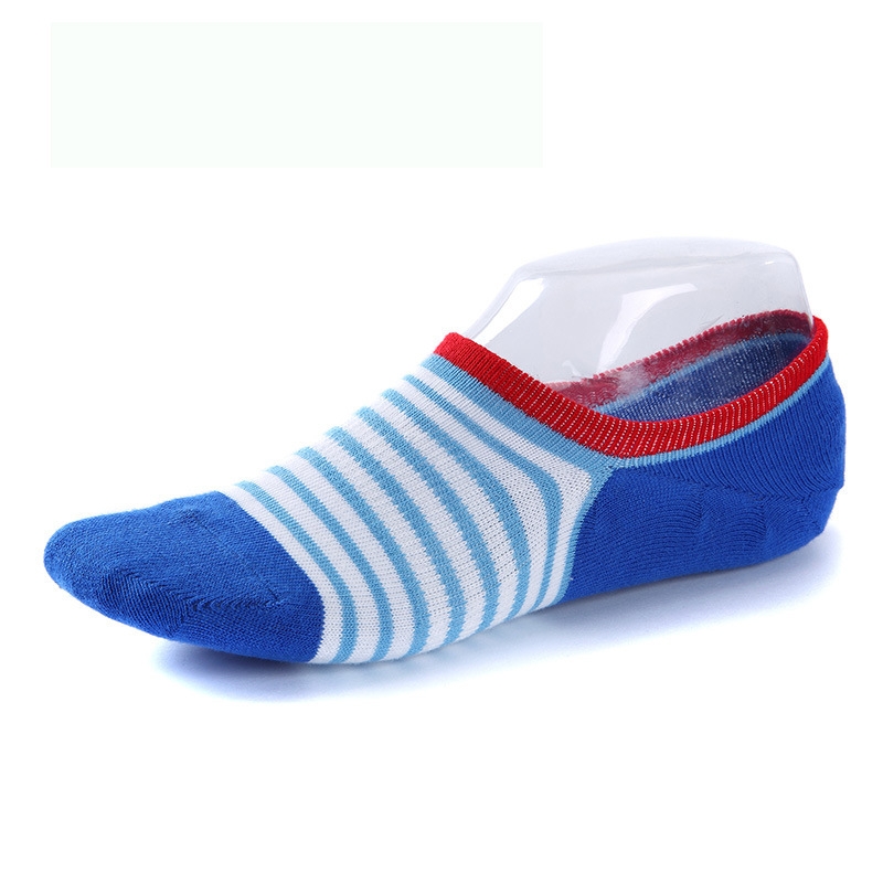 summer casual silicone heel fashion cotton socks for men