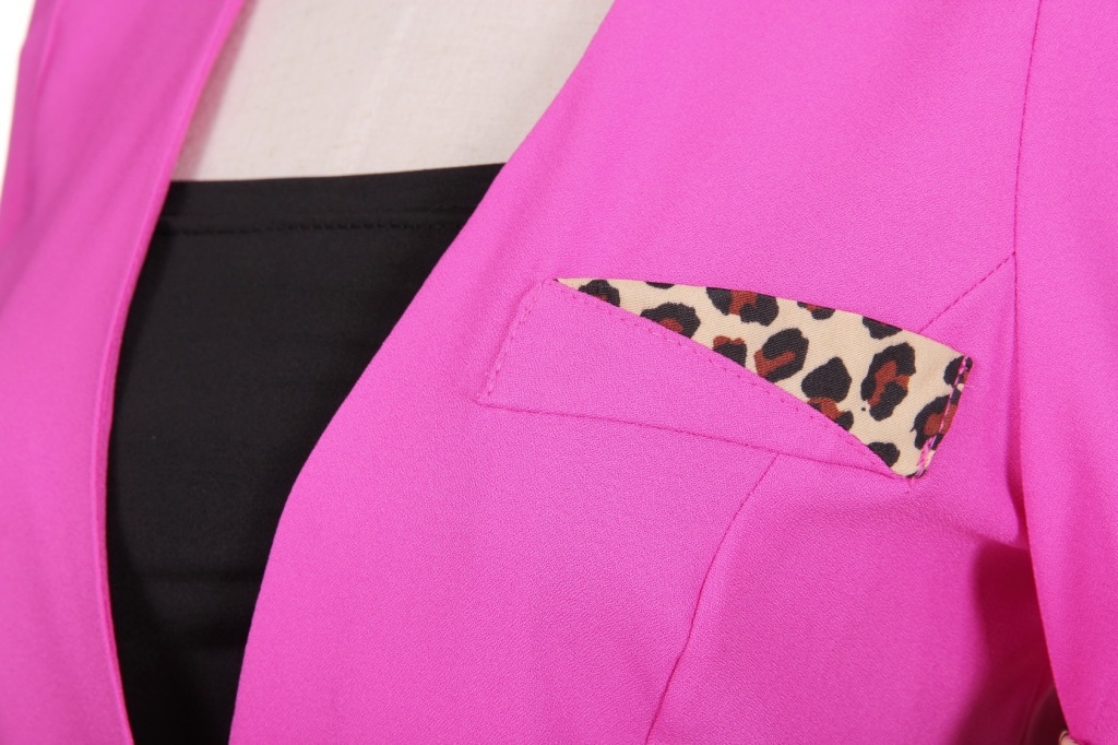 korea summer thin short sleeve  leopard hem office women skirts suits