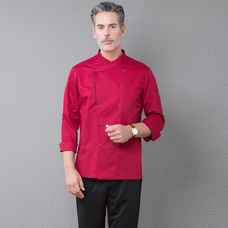 unisex women men workswear restaurant  chef jacket baker uniform