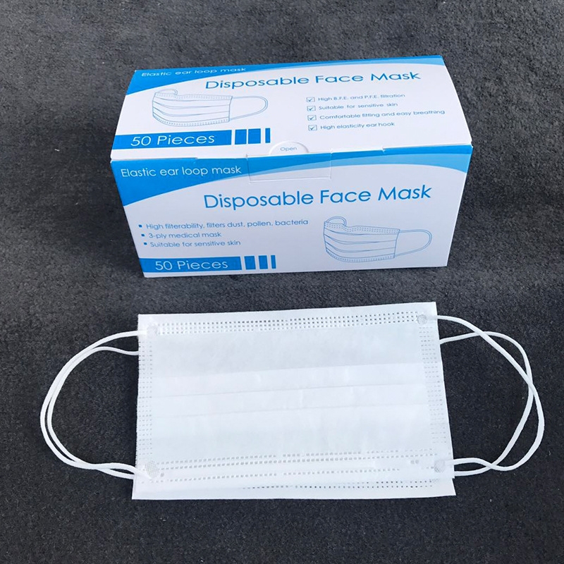 cheap 3 -layers Non-woven fabric comfortable face mask disposable face maskCatalog  Products