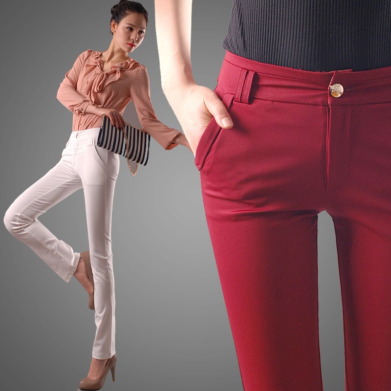 upgrade slim design women pencil pant trousers - TiaNex
