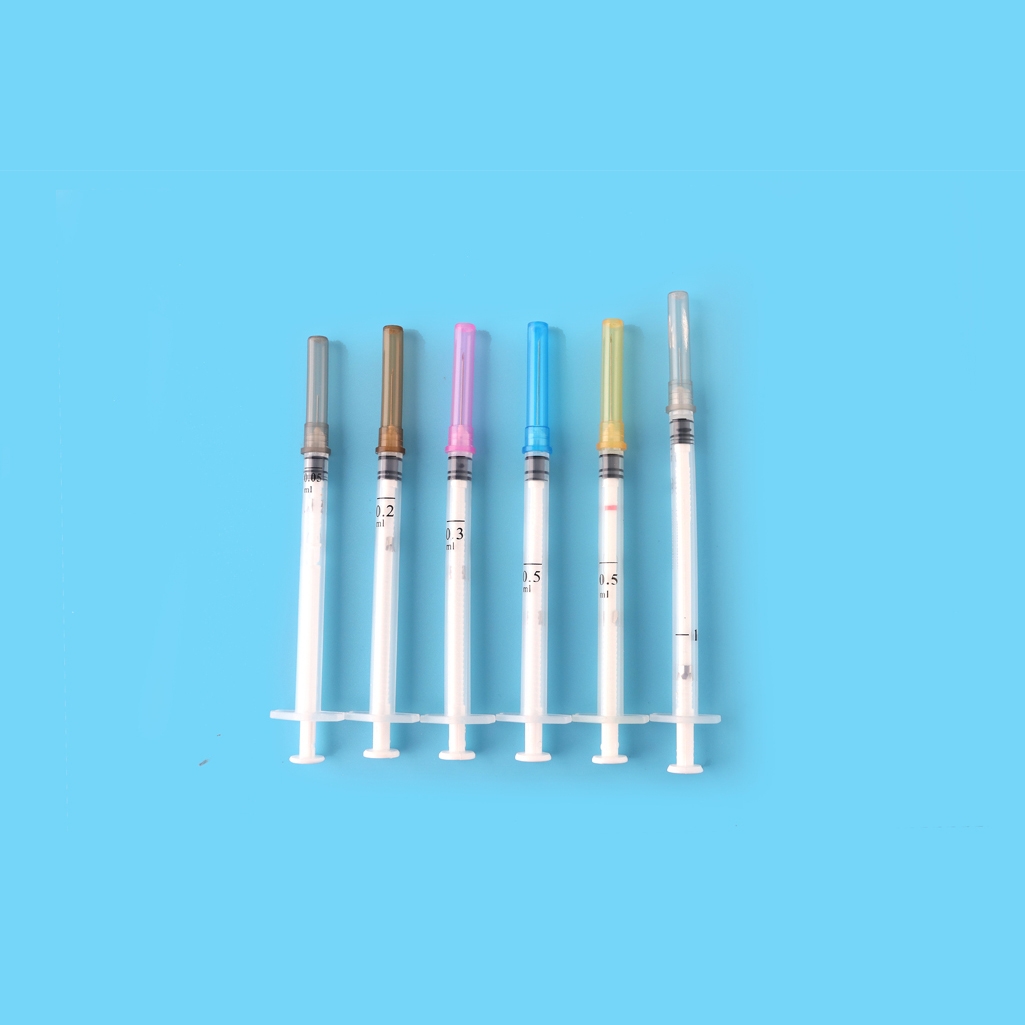 China made sterile disposable syringe  Auto Disable Syringes  0.05ml - 1 ml