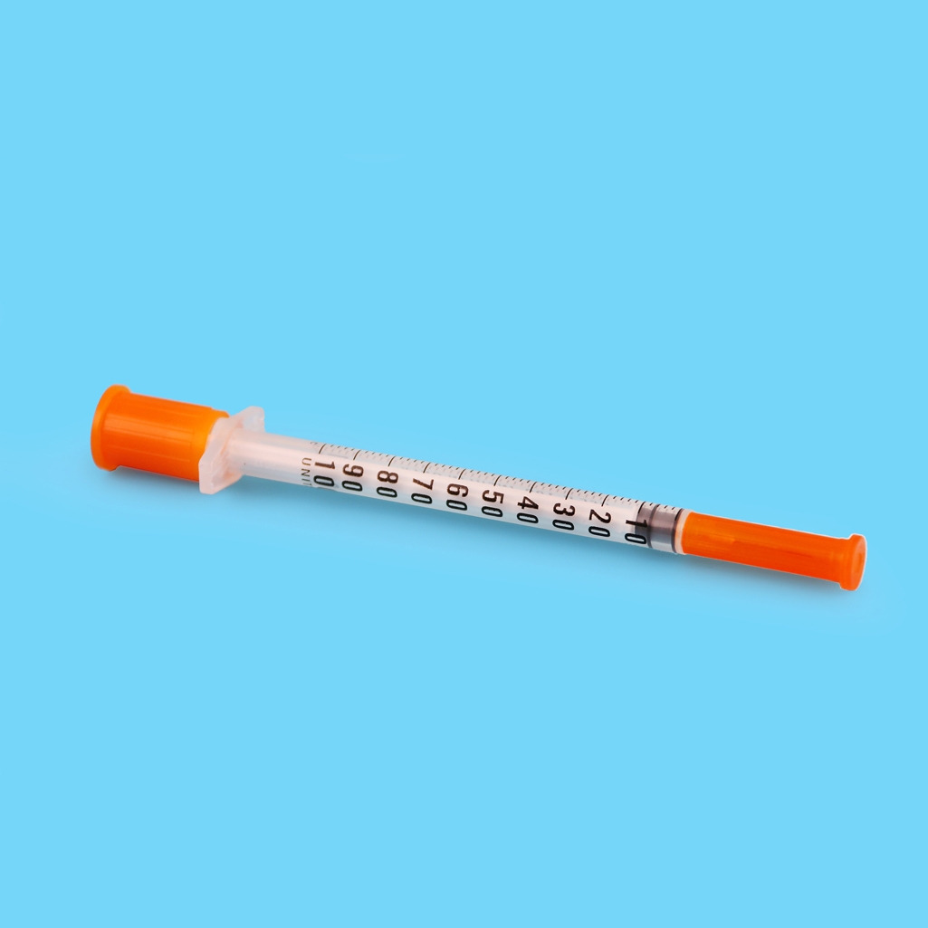 Insulin Syringe 100 units FDA CE certificated factory supply