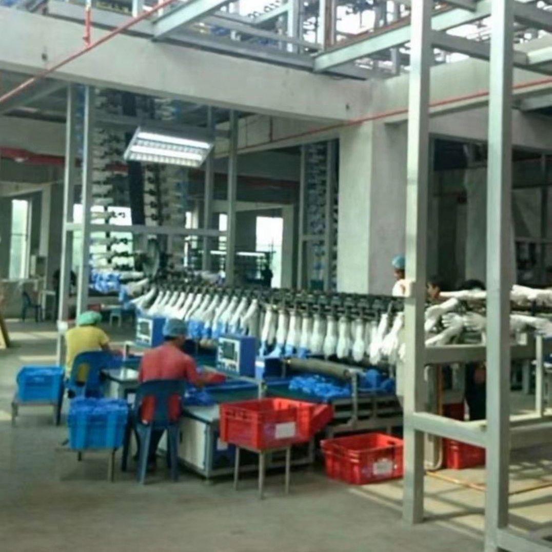 How to build Medical nitrile gloves production line pvc glove machine manufacture factory supplier