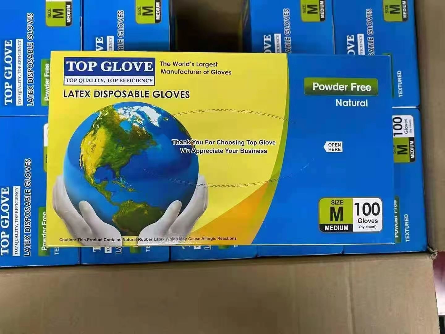top gloves disposable latex glove OGT ready stock in Malaysia