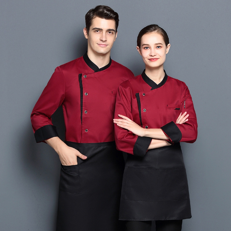 fashion spring short sleeve chef coat cook uniform