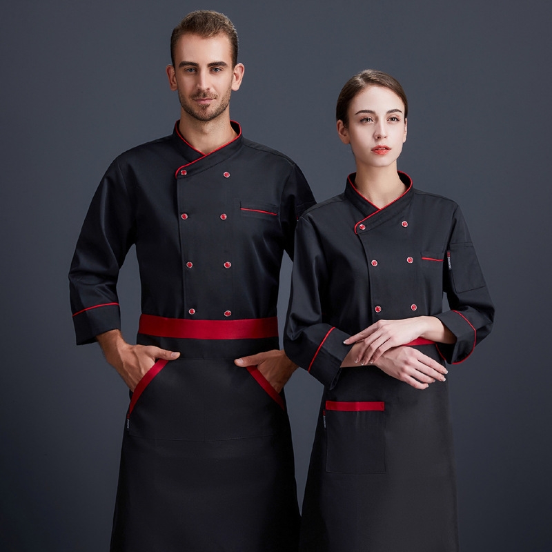 2022 classic long  sleeve  fashion baker jacket  kitchen coat white  chef jacket uniform