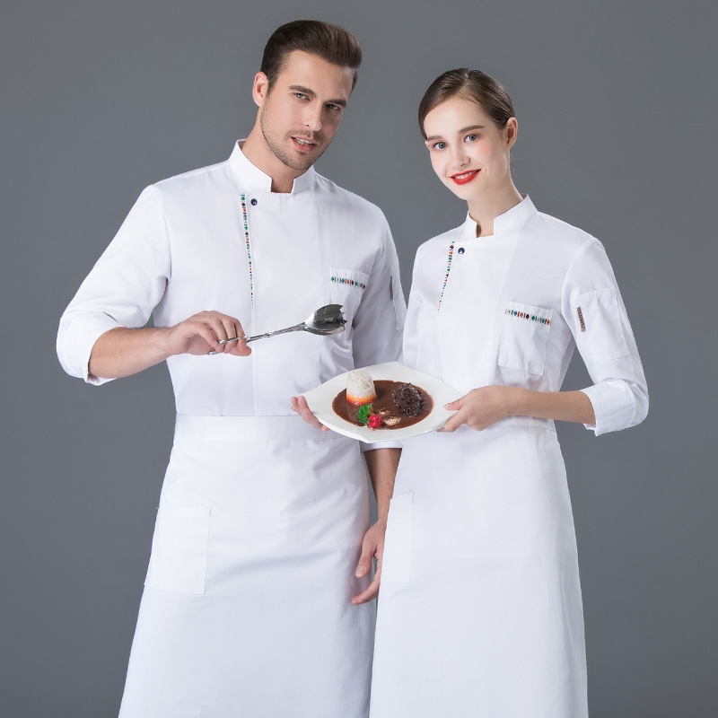 2022   Europe fashion autumn bread house baker cooking food jacket  coat  chef jacket uniform