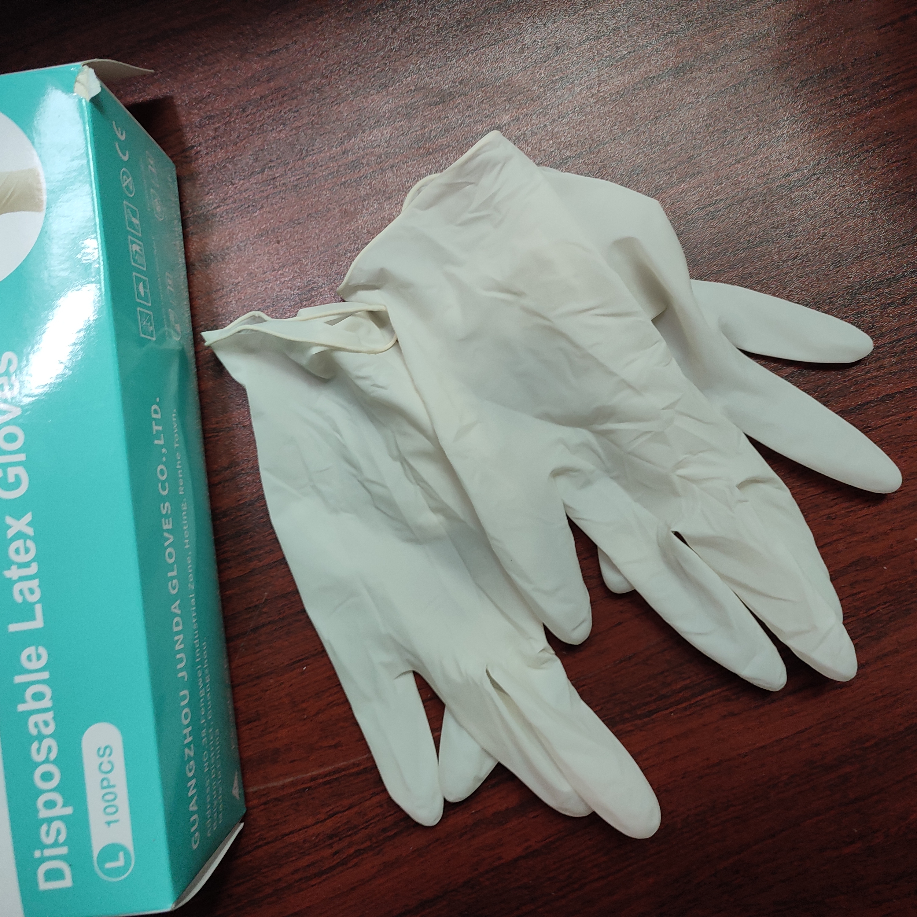 high quality medical latex disposable  gloves Examination gloves  CE certificated