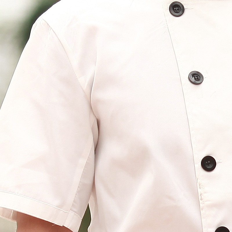 restaurant chef uniform blouse short sleeve discount