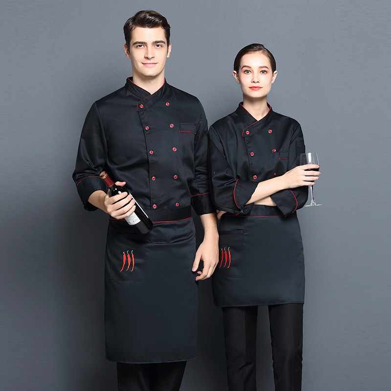 2022 classic  long  sleeve good quality chef jacket uniform  bread house  baker  chef blouse jacket cheap price