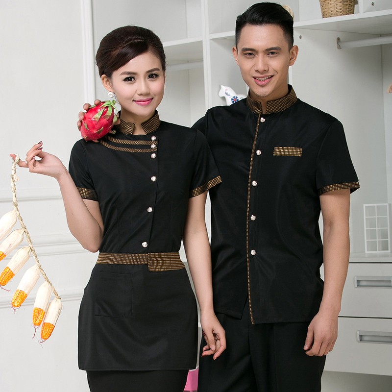 China uniform customization waiter waitress uniform