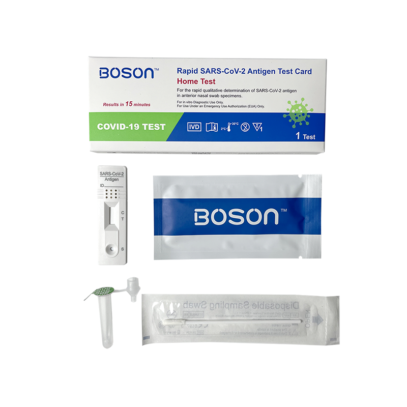 Boson  Rapid SARS-CoV-2 Antigen Test Card USA OGT FDA EUA Certificated covid 19 test kit facotry manufacture
