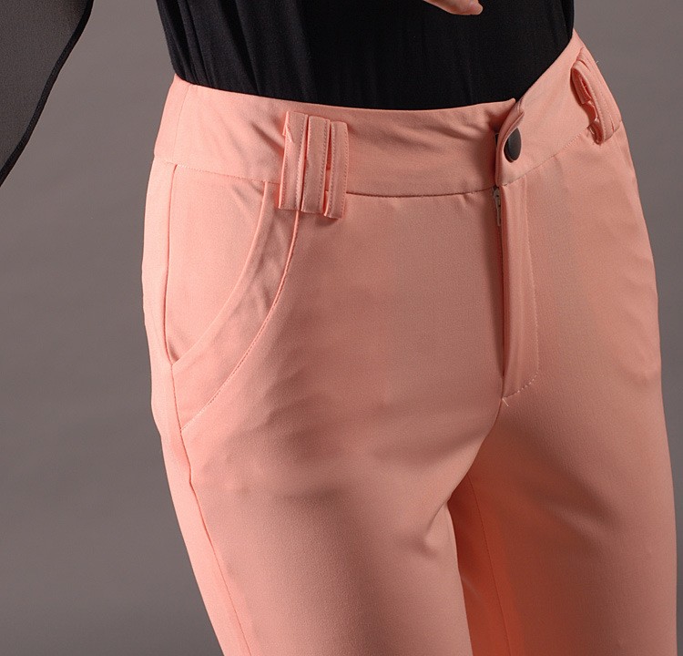summer vogue classic thin straight leg women's dressy pant trousers