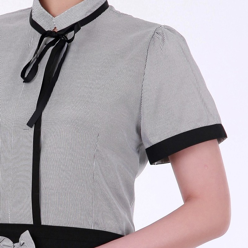 fashion England uniform waiter waitress shirt apron